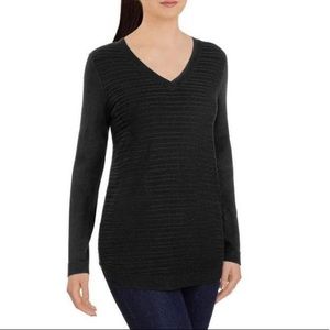 Crossover V-Neck Sweater